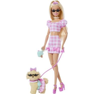 Imagem de Barbie Fashion Malibu e Cão Combinando Looks JFP36 Mattel
