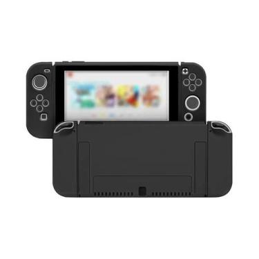 Imagem de Capa Protetora Para Nintendo Switch OLED Compatível Com Joy-Cons Inser