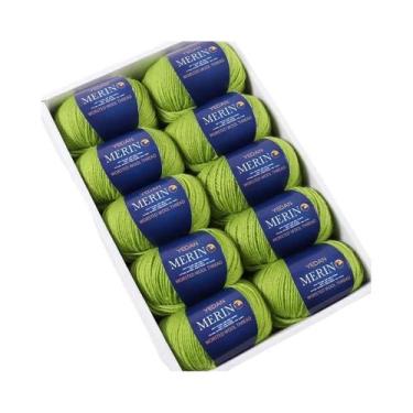 Imagem de Fio De Lã Fina De 500g Para Tricô Artesanal DIY, Moda De Outono E Inve