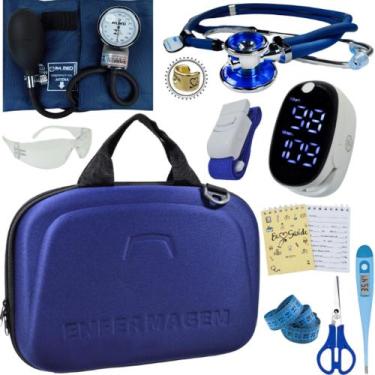 Imagem de Kit Enfermagem Maleta Completo Super Luxo + Monitor Glicose - Love Sau