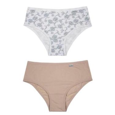 Imagem de Kit 2 Calças DelRio 50368 - Floral/Mousse., Floral, Mousse, M