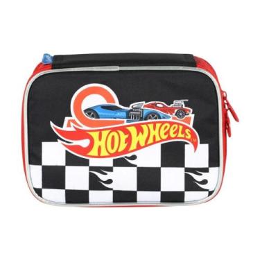 Imagem de Estojo Escolar Hot Wheels Capacidade Para 100 Lápis Luxcel