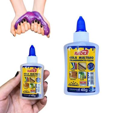 Imagem de Cola 40g Magic Slime Transparente Multiuso Radex Madeira Papelão - Col