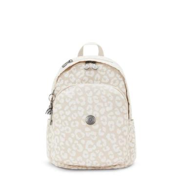 Imagem de Mochila Kipling Delia White Cheetah J-Feminino