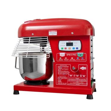 Imagem de Batedeira Planetaria Industrial 5 Litros BPM5 Inteligente Vermelha Mana