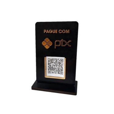Imagem de Placa display para QR CODE - MDF PRINT