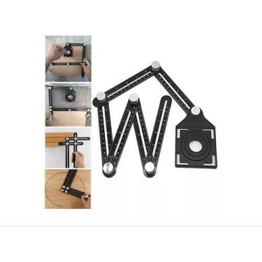 Imagem de Régua Multi Ângulos P/ Cortar Piso Profissional 6 Dobras - Não Informa