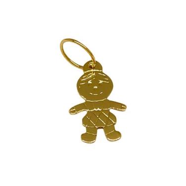 Imagem de Pingente Em Ouro 18k 750 Boneco Menino