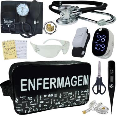 Imagem de Kit Enfermagem Aparelho Pressão Esteto Frete Grátis Promocao - Love Sa
