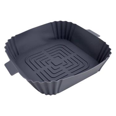 Imagem de Forma para Air Fryer de Silicone Quadrada 1,2L Imporiente Sortida