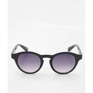 Imagem de Óculos de Sol Feminino Redondo Marisa Marrom-18301, UN, Preto