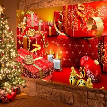 Imagem de Tapeçaria, presente de Natal, sala de parede, estética 200x150cm - yiw