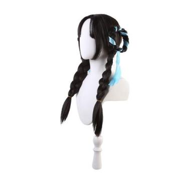 Imagem de Peruca de cosplay Honors Of Kings Xi Shi, cabelo sintético de 65 cm - 