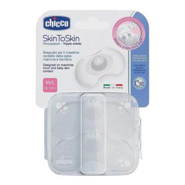 Imagem de Protetores de seios silicone skin to skin m/l - chicco