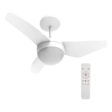 Imagem de Ventilador Teto Branco 83cm Controle Remoto - Comfort