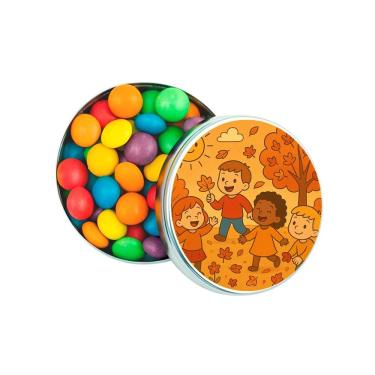 Imagem de Latinha Lembrancinha Personalizada Outono Divertido