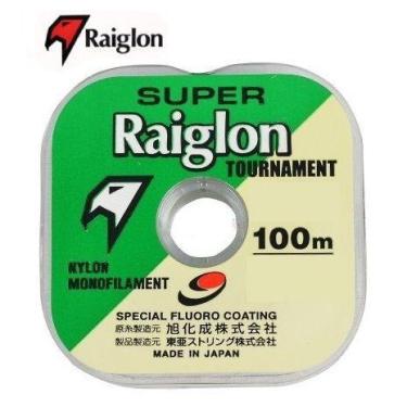 Imagem de Linha Mono Raiglon 0,470mm 49lbs/22,36kg - 100 Metros, Verde