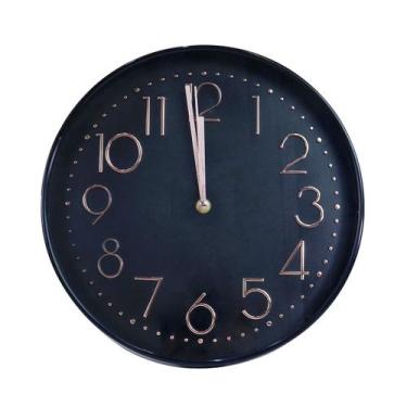 Imagem de Relogio de parede de plástico borda 30cm - Amigold