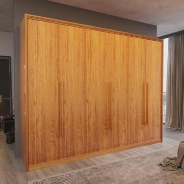 Imagem de Guarda-Roupa Casal Monza 100%MDF 6 Portas 6 Gav Bom Pastor, Naturale
