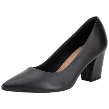 Imagem de Sapato Feminino Salto Grosso Usaflex Z7614002-Feminino