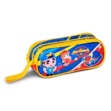 Imagem de Estojo Infantil Escolar Duplo - Luccas Neto - Os Aventureiros - Clio S