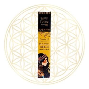 Imagem de Incenso Indiano Golden Nag Linha Fusion Varetas, Palo Santo e Baunilha