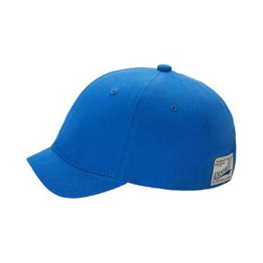 Imagem de Boné De Beisebol Vintage Unissex Com Aba Curta Em Algodão, Ajustável, 