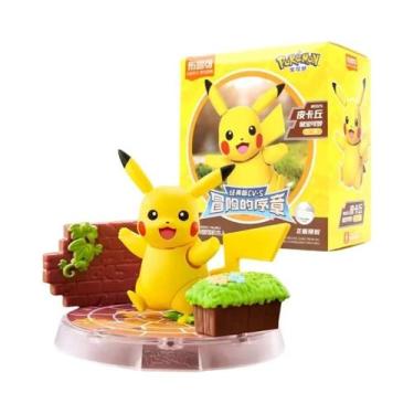 Imagem de Blocos De Montar Pokémon: Pikachu, Charmander, Psyduck, Sprigatito, Ee