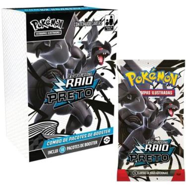 Imagem de 108 Cartas Pokémon Combo Box Raio Preto 18 Booster Ev 10.5 - The Pokém