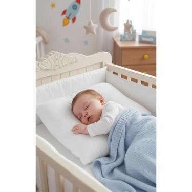 Imagem de Travesseiro Bebê Antissufocante: Sono Seguro e Confortável - Congratul