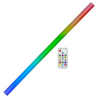 Imagem de Tubo De Led Rgb 150cm 41mm Para Festa Cenário Gravações Estúdio Stream