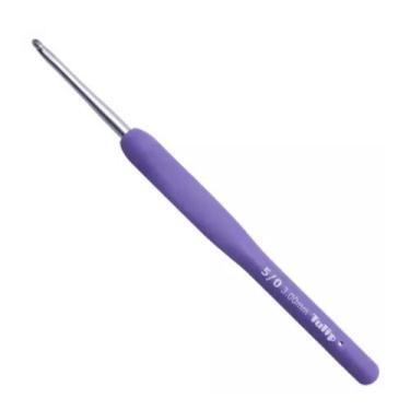 Imagem de Agulha de Crochê Etimo Murasaki Cabo Emborrachado Tulip -, 3.00mm