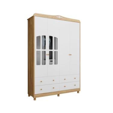 Imagem de Guarda Roupa Infantil Elo 04 portas Provençal 100% MDF - - Moveis Pero