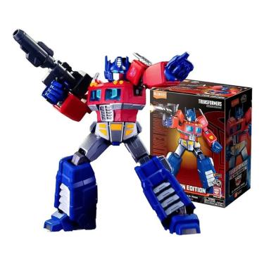 Imagem de Blokees Model Kit Boneco Transformers Action Edition 01 G1 Optimus Prime - C/Luz 18Cm 4...