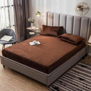 Imagem de Capa de Colchão Solteiro Ziper Suede Protetor 1,90x90x30cm - Fama, Mar