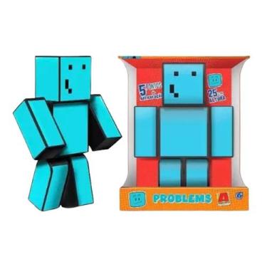 Imagem de Boneco Problems Youtuber Articulado Gamer Skin 25 cm Stremears Algazar