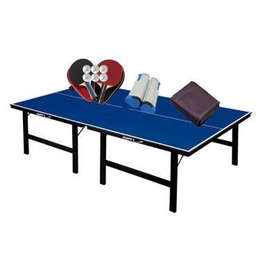 Imagem de MESA PING PONG MDF 15mm 1016 KLOPF + 2 Kits c/ Estojos + Rede Retrátil + Capa