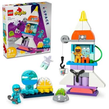 Imagem de LEGO DUPLO Aventura no Ônibus Espacial 3em1 Brinquedo 10422