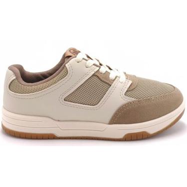 Imagem de Tênis Infantil Masculino Molekinho 2852.117, Areia branco off, 34