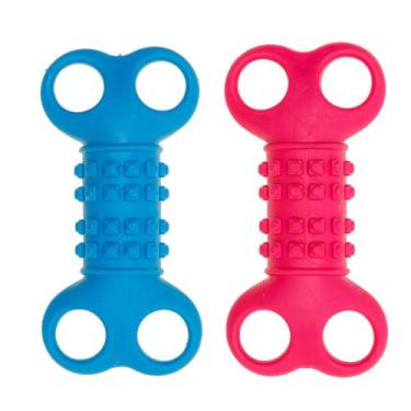 Imagem de Brinquedo Pet Mordedor Maciço 4 Furos Anti Stres para Cachorro - Petit