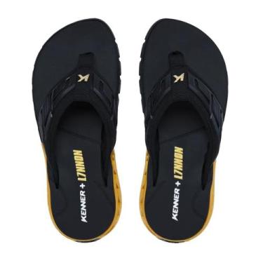 Imagem de Chinelo Kenner Rakka Full Force L7, 40, Preto, Dourado