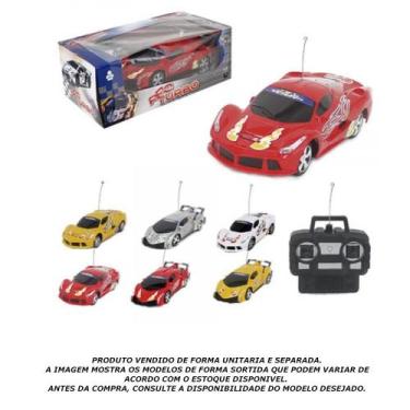 Imagem de Carrinho de controle remoto pro turbo sortido - wellkids
