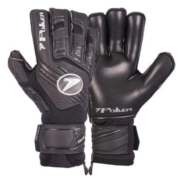 Imagem de Luva de Goleiro Campo Profissional Poker Eclipse, Preto, 11