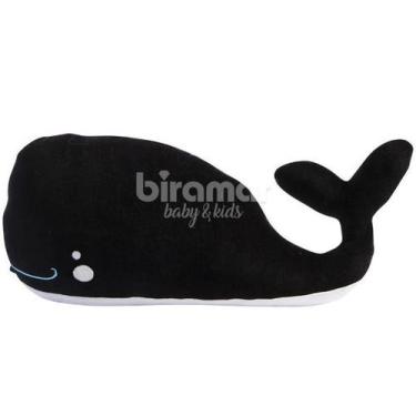 Imagem de Almofada Baleia Preta - Biramar Baby