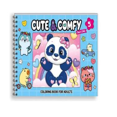 Imagem de Livro de Colorir Criativo Capa Dura Adulto e Infantil - Comfy