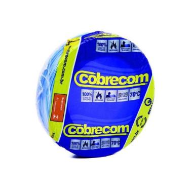 Imagem de Rolo cabo flexivel 10mm azul 750v 100mt cobrecom