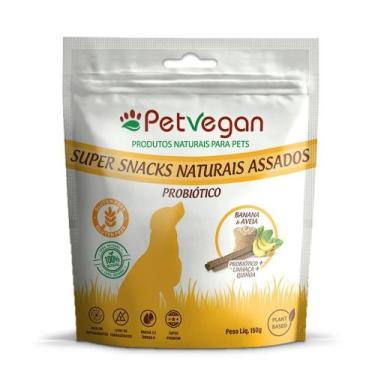 Imagem de Snacks Banana e Aveia Petvegan 150g
