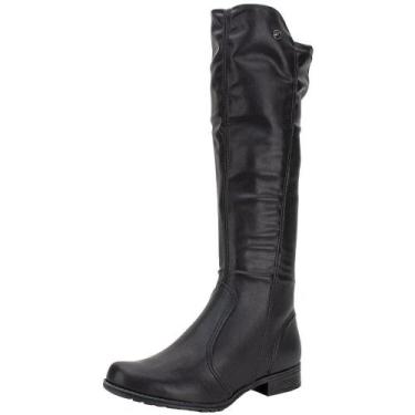Imagem de Bota feminina cano alto dakota d0641, Preto, 37