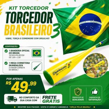 Imagem de Kit Torcedor Brasileiro 3 - Senhor Preço