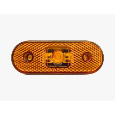 Imagem de Lanterna Lateral Multilight Para Caminhão Facchini Cor Âmbar Tecnologia Led Bivolt Sem Suporte